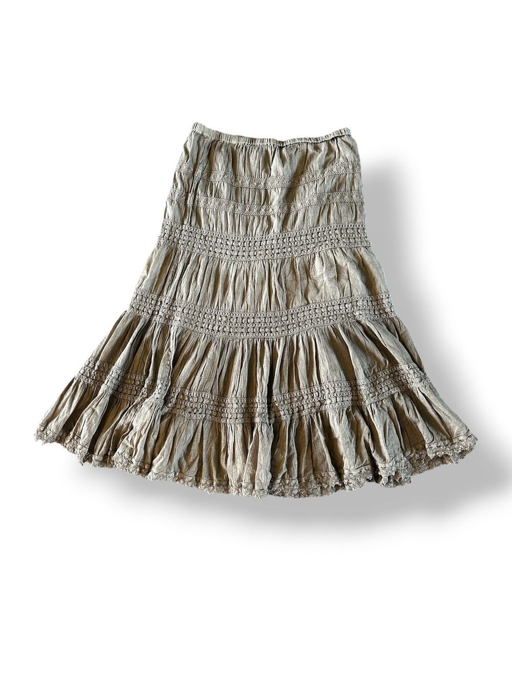 [Metro Wear] Tan Maxi Skirt Boho
